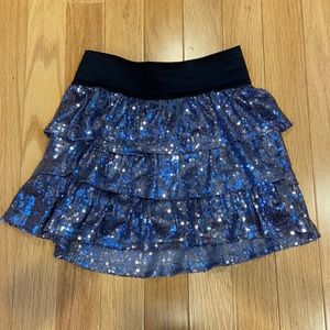 Sparkly ruffle skirt